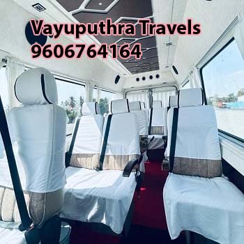 Tempo traveller rentals in Bangalore - 10 seater